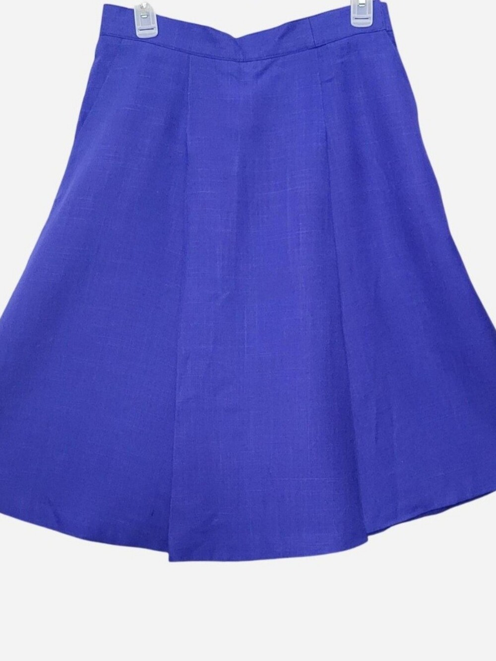 Christian Dior Midi Royal Blue Skirt Sz 8